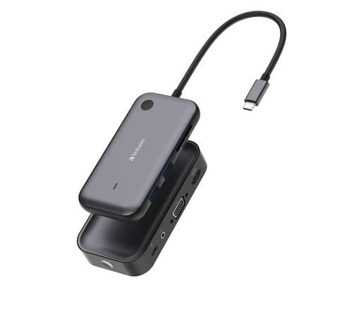 Verbatim Share My Screen 1080p USB-C Wireless Display Adapter with Hub WDA-01