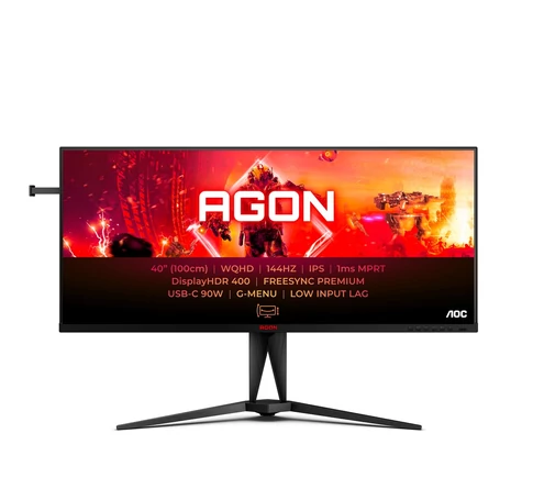 AOC AGON 5 AG405UXC computer monitor 100.3 cm (39.5") 3440 x 1440 pixels Wide Quad HD LCD Black