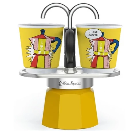 Bialetti 1405MR KÁVÉFŐZŐ KOTYOGÓS 2 SZEMÉLYES SZETT