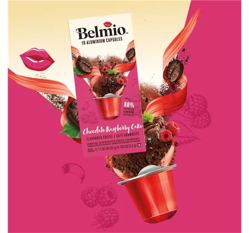 Belmio BLIO35482PT KÁVÉKAPSZULA NESPRESSO KOMPATIBILIS CHOCOLATE RASBERRY