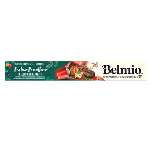 Belmio BLIO32034TL KÁVÉKAPSZULA NESPRESSO KOMPATIBILIS FESTIVE PANETTONE