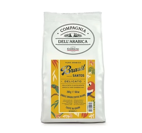 Compagnia dell arabi DBA043BRASILESANTOS250GR KÁVÉ SZEMES 250G