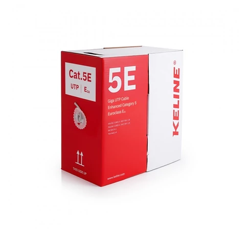 KELINE UTP Falikábel dobozos CAT.5E 305m AWG24, PVC, Euroclass Eca