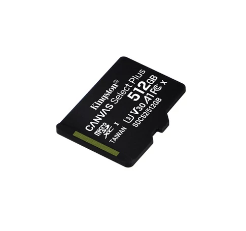 KINGSTON Memóriakártya MicroSDXC 512GB Canvas Select Plus 100R A1 C10 Adapter nélkül