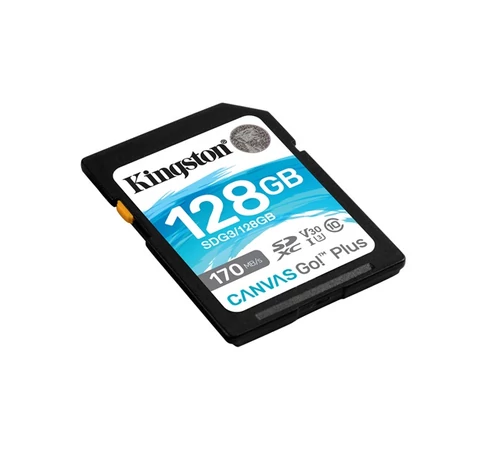 KINGSTON Memóriakártya SDXC 128GB Canvas Go Plus 170R C10 UHS-I U3 V30