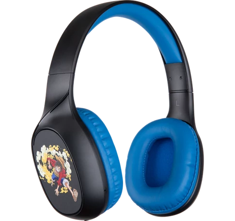 KONIX - ONE PIECE 2.0 Fejhallgató Vezeték Nélküli Bluetooth Gaming Stereo, Mikrofon, Fekete-Kék