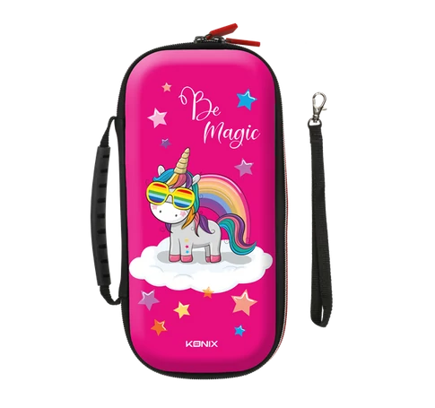 KONIX - UNIK " Be Magic" Nintendo Switch/Lite Utazó Tok, Színes