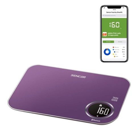 Sencor SKS7073VT KONYHAI MÉRLEG SMART