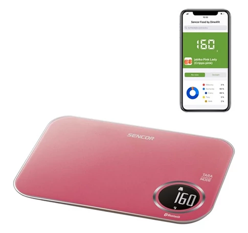 Sencor SKS7074RD KONYHAI MÉRLEG SMART