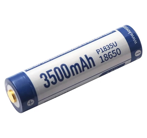 KeepPower 18650 3,7V 3500mAh védett Li-ion akkumulátor USB
