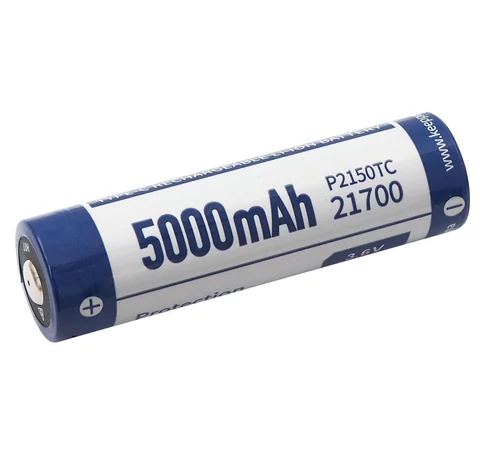 KeepPower 21700 3,7V 5000mAh védett Li-ion akkumulátor USB C-type