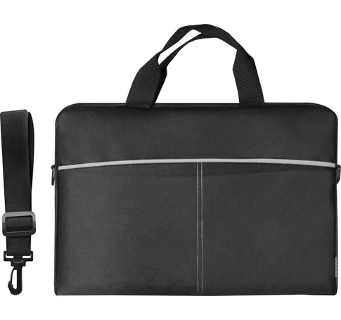 Defender Lite notebook case 39.6 cm (15.6") Black, Grey