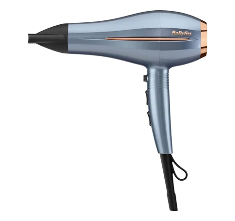 BaByliss Denim Luxe hair dryer 2200 W Blue, Copper