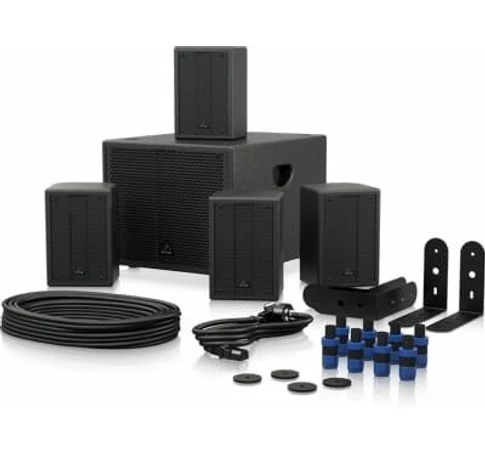 Behringer SAT 1004 BUNDLE Zestaw nagłośnieniowy (1xSAT1008 + 4xSAT1004)