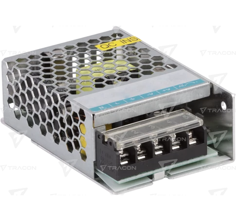 Fém házas LED meghajtó  90-264VAC/12VDC,15W,0-1,3A, IP20