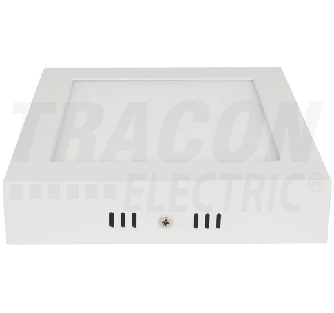 Falon kívüli, négyzetes LED lámpatest, fehér  220-240 VAC, 28 W, 1900 lm, 295×295×39mm, 4000K, IP20, EEI=G