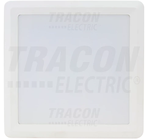 Falon kívüli, négyzetes LED lámpatest SAMSUNG chippel  230 VAC, 24 W, 1920lm, D=225×225 mm, 4000 K, IP20, EEI=G