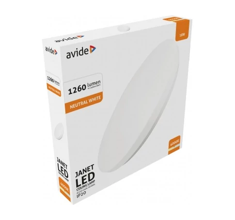 Avide ACLO33NW18WJAN LED MENNYEZETI LÁMPA