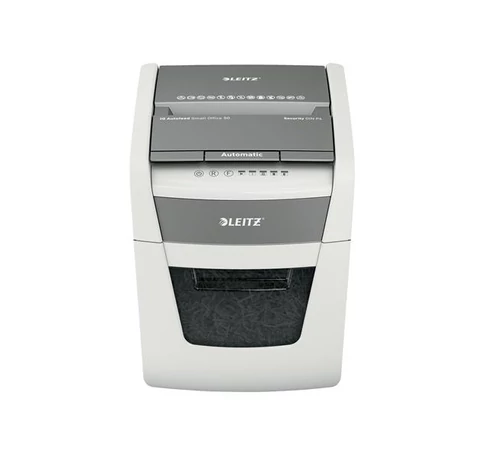 LEITZ Iratmegsemmisítő, konfetti, 50 lap, "IQ AutoFeed SmallOffice 50 P4 Pro"