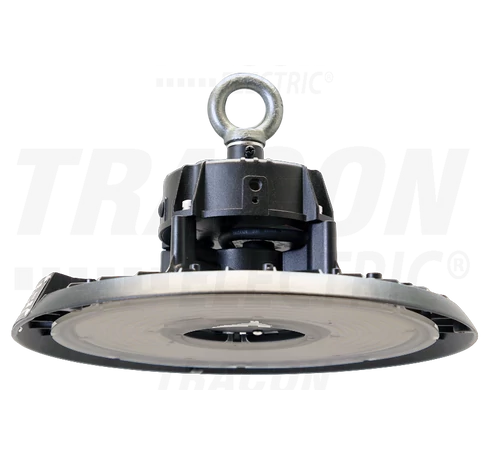 LED csarnokvilágító, kültéri,UFO forma  230 VAC, 150 W, 30000 lm, 4000K, 50000 h, IP65, 1-10V, EEI=B