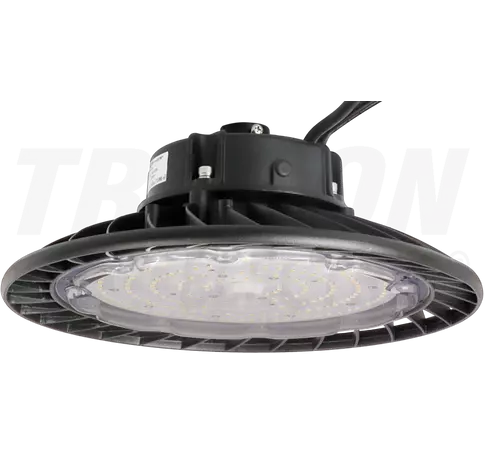 LED csarnokvilágító, kültéri,UFO forma  230 VAC, 100 W, 15000 lm, 4500K, 30000 h, IP65, 1-10V, EEI=D