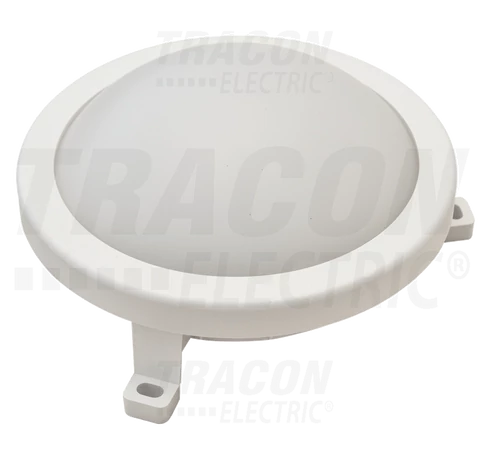 Műanyag házas LED hajólámpa, kerek forma  230 V, 50 Hz, 6 W, 420 lm, 4000 K, IP54, EEI=G