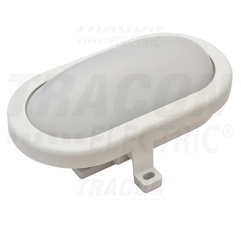 Műanyag házas LED hajólámpa, ovális forma  230 V, 50 Hz, 12 W, 840 lm, 4000 K, IP54, EEI=G