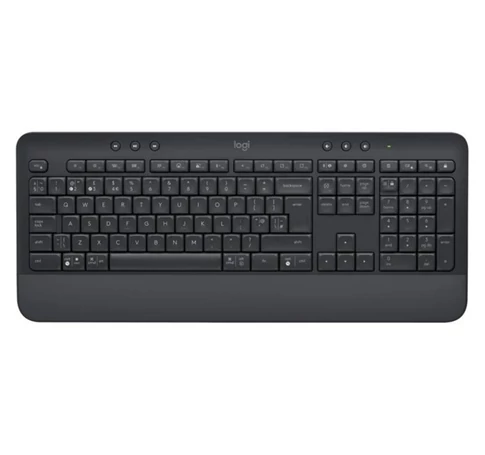 LOGITECH Billentyűzet - K650 Signature Vezeték Nélküli & Bluetooth Grafitszürke, HUN