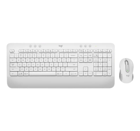 LOGITECH Billentyűzet + egér - MK650 Vezeték Nélküli Combo Piszkosfehér, HUN