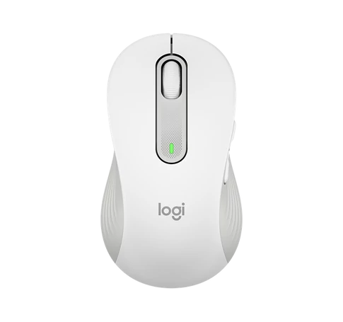 LOGITECH Egér - M650 Signature Vezeték Nélküli Optikai (Large) balkezes, Piszkosfehér