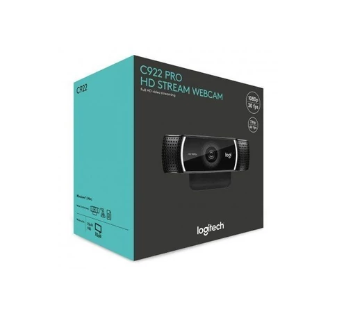 LOGITECH Webkamera - C922 HD 1080p Mikrofonos