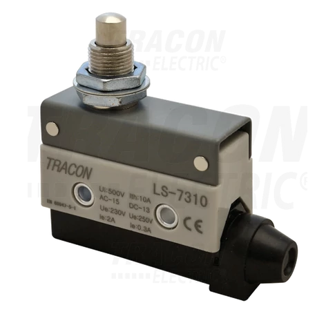Helyzetkapcsoló, kúpos, ütközős  1xCO, 2A/230V AC-15, 0,3A/250V DC-13, 25mm, IP40