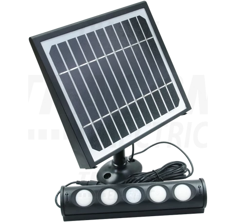 Napelemes LED spot fényvető mozgásérzékelővel  8W, 4000 K, 700 lm, IP65, 3,7 V 4000 mAh