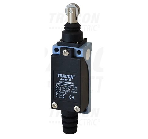 Helyzetkapcsoló, nyomógörgős  1xNO+1xNC, 2A/230V AC-15, 0,3A/250V DC-13, IP65