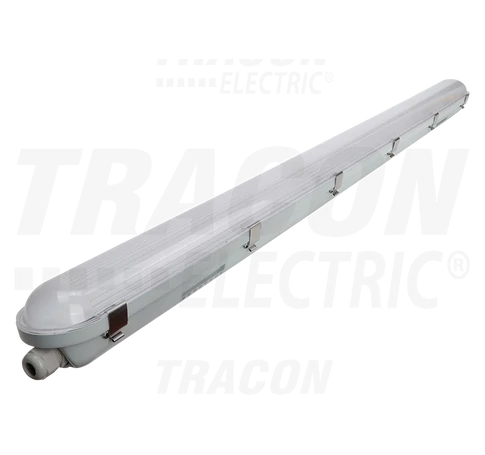 Védett LED ipari lámpatest vészvilágító funkcióval  230VAC, 24/4W, 3600/140lm, 3h, 4000K, IP65, IK08, EEI=D