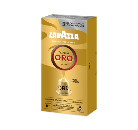 Lavazza Oro Nespresso kompatibilis alumínium kapszula csomag 10 db x 5,5g, 100% Arabica