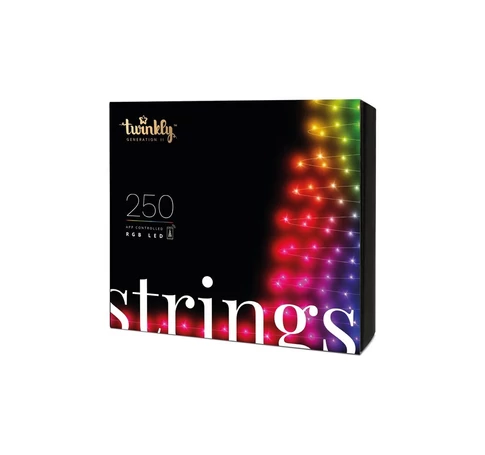 TWINKLY Strings 250 (TWS250STP-BEU) Smart Christmas tree lights 250 LED RGB 20 m