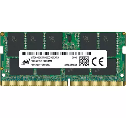 Micron SO-DIMM ECC DDR4 32GB 2Rx8 3200MHz PC4-25600 MTA18ASF4G72HZ-3G2R