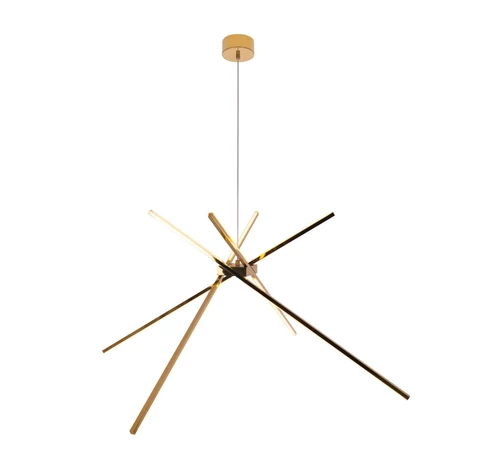 MaxLight P0457 LAMPA WISZĄCA SPIDER ZŁOTA - MAX-P0457