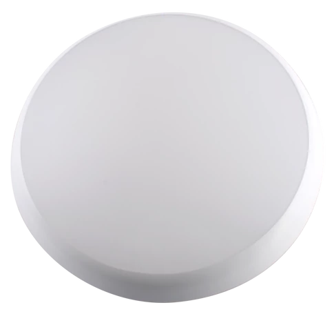 Védett kerek mennyezeti lámpa, mozgásérzékelővel  230V,50Hz,30W,2600lm,360°,3-7m,40s,<10lx,IP65,D=350mm,EEI=F