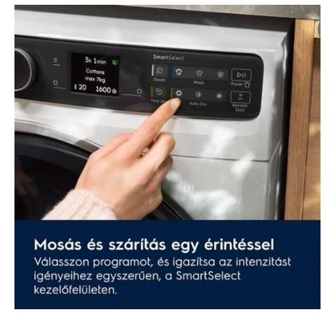 Electrolux EW8W7607QE MOSÓ-SZÁRÍTÓGÉP GŐZ FUNKCIÓVAL