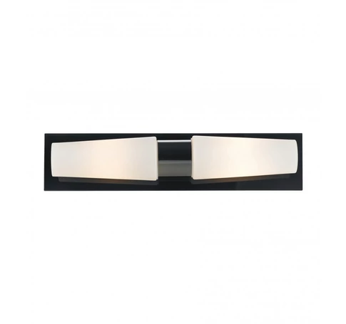 Markslöjd BRASTAD Wall 2L Black/White IP44 - MS-107616