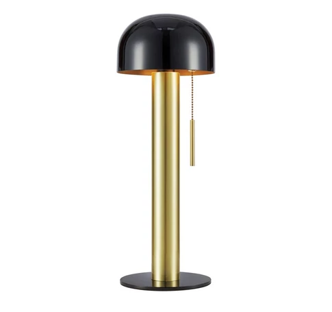 Markslöjd COSTA Table 1L Black/Brushed brass - MS-108576