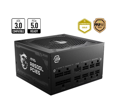 MSI Tápegység 850W 80+ Gold moduláris, Gen 5.0