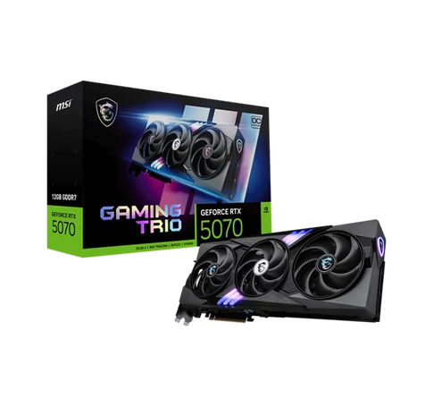 MSI Videokártya PCI-Ex16x nVIDIA RTX 5070 GAMING TRIO 12GB DDR7 OC