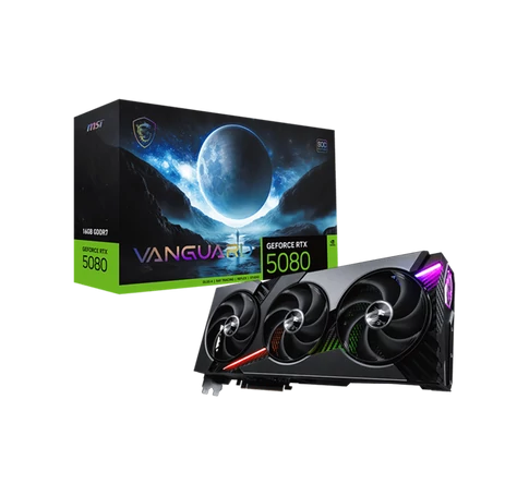 MSI Videokártya PCI-Ex16x nVIDIA RTX 5080 VANGUARD SOC 16GB DDR7