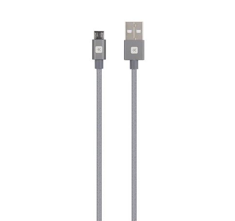 SKROSS Steel Line szinkronkábel Micro USB csatlakozóval - 120 cm