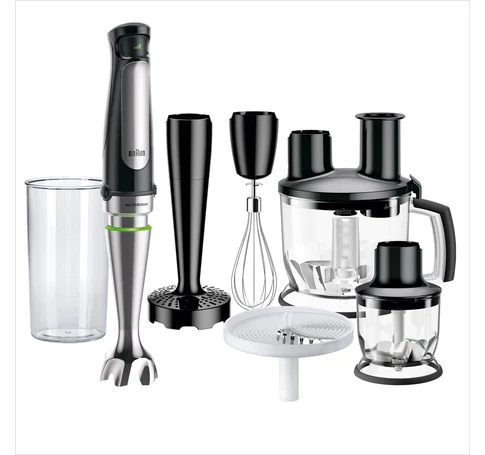 Braun MQ 7087X 1.2 L Immersion blender 1000 W Black, Stainless steel