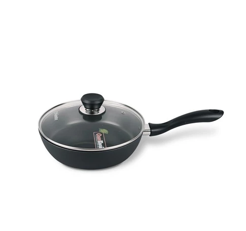 Maestro MR-1205-28 Frying pan with lid, 28 cm, black
