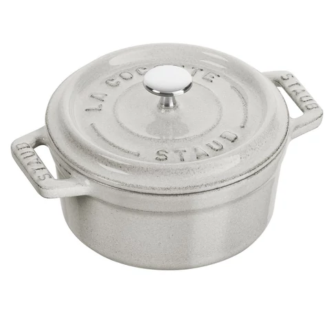 STAUB MINI COCOTTE Mini cast iron pot round 250 ml, truffle